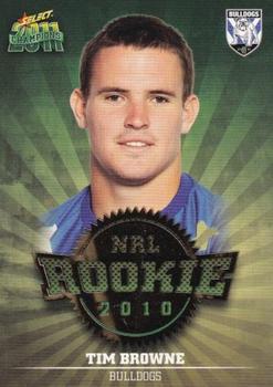 2011 NRL Champions - Rookie 2010 #R7 Tim Browne Front